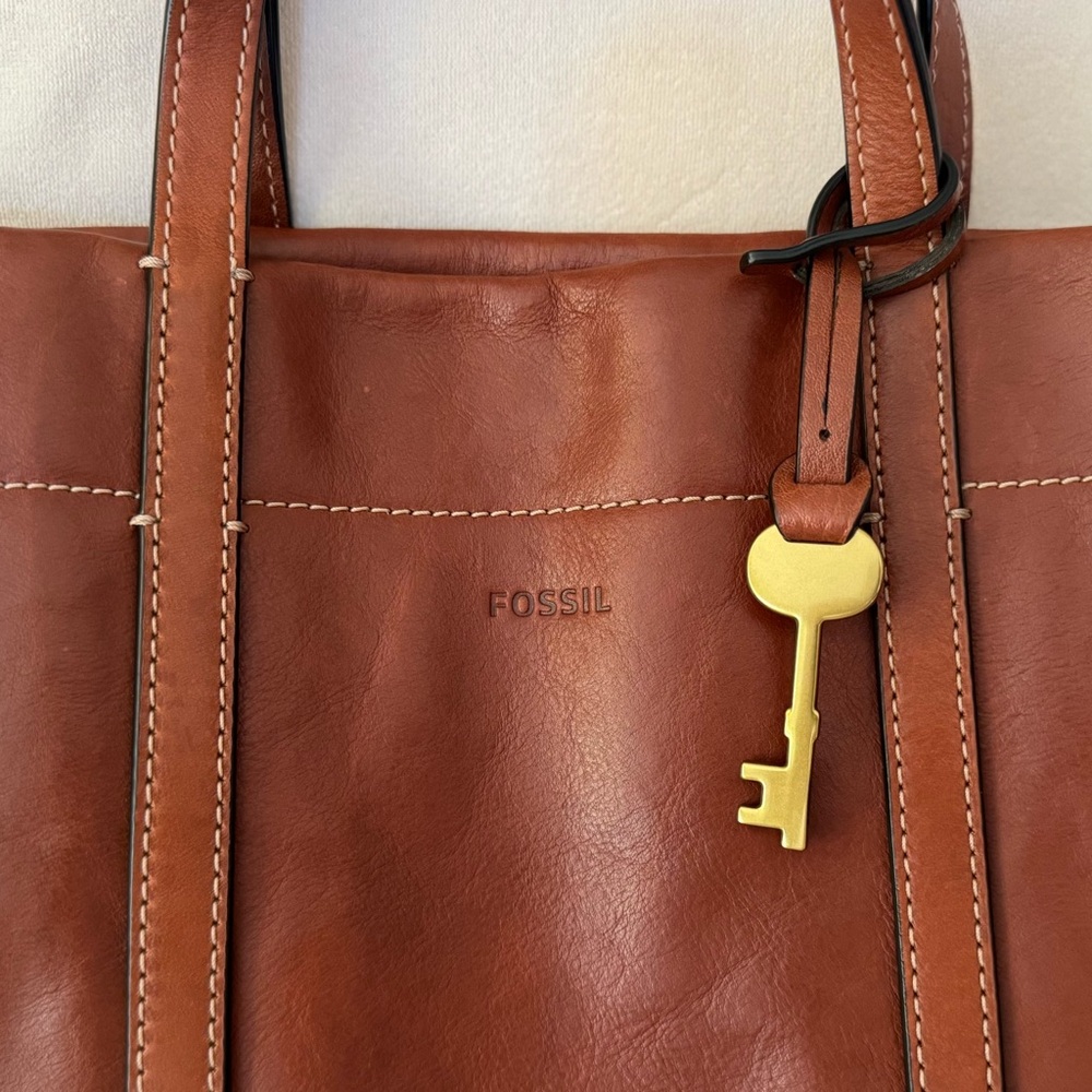 Fossil Carmen Tote Bag EUC - Picture 5 of 16